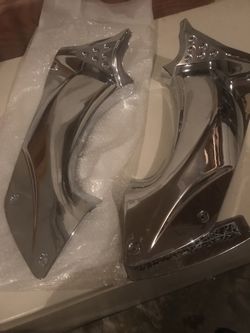 Zx14 Chrome ram air duct covers
