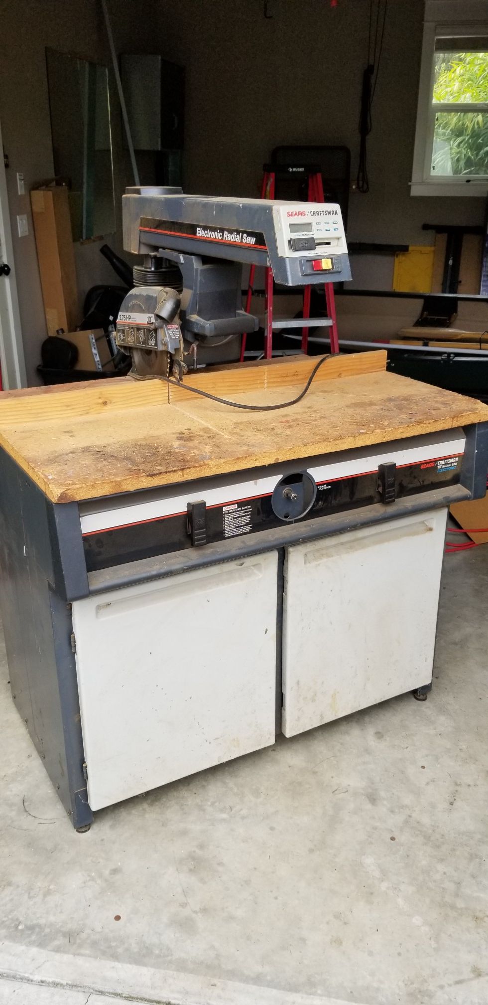 10 inch electronic radial arm saw