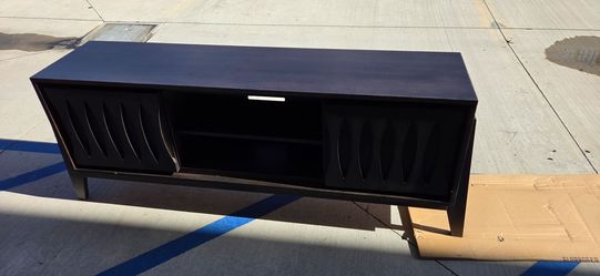 Dark Wood TV Stand
