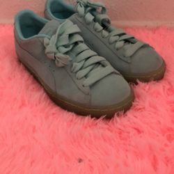 PUMA LIGHT BLUE SUEDE