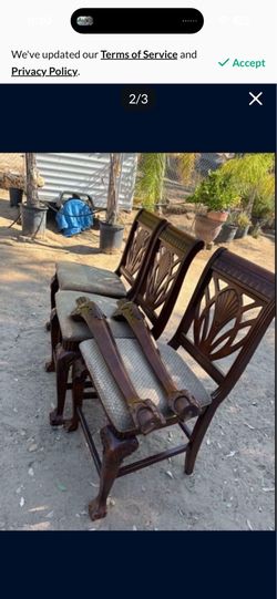 Dining table with 6 chairs