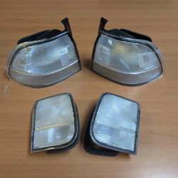 96-98 Honda Civic Sedan Clear Tail Lights