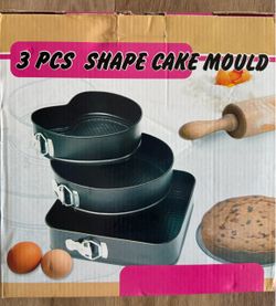 3-Piece Springform Cake Mould Set