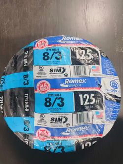 Romex 8/3 125ft
