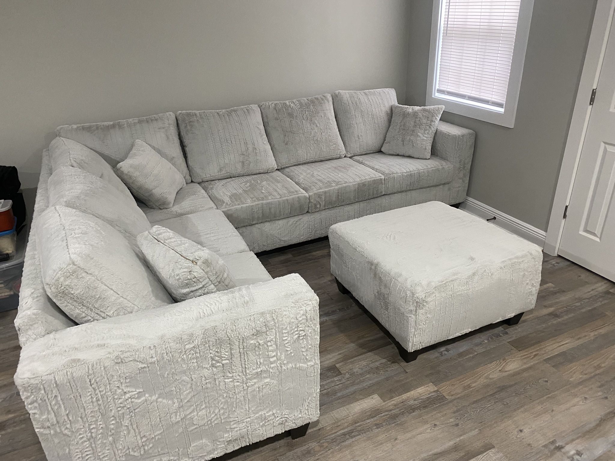 Sectional With Ottoman