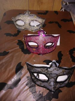 Set of 3 Masquerade Masks