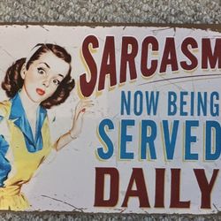 Tin Signs Full If Laughter