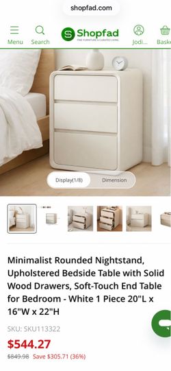 White night stand