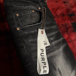 Mens Purple Jeans