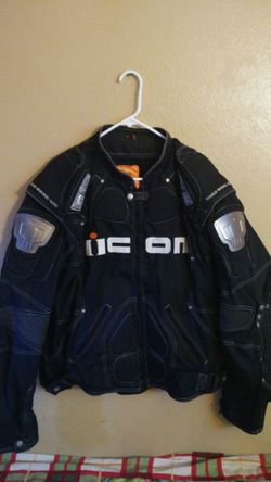 ICON TIMAX JACKET TITANIUM ARMORED MOTORCYCLE for Sale in Escondido CA OfferUp