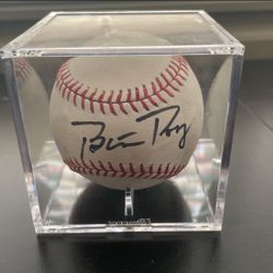 2012 World Series Signed Baseball By Buster Posey