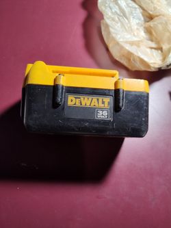 DeWalt 36 volt Battery Used