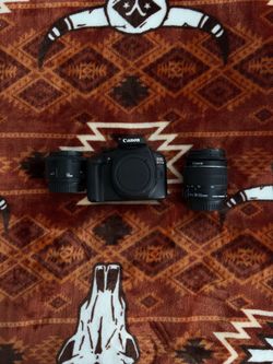 Canon Rebel T6 bundle 50mm EF lens and 18-55mm kit lens
