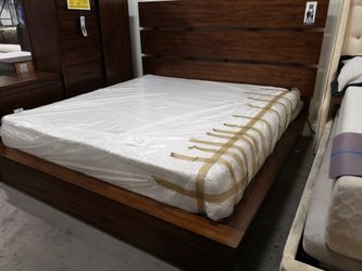 New king size platform bed frame tax included