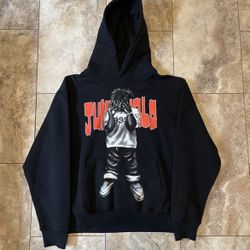 Vlone Juice Wrld Man of The Year Hoodie Black Size Large