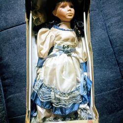 Genuine Fine Bisque Porcelain Keepsake Memories Doll!