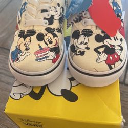 Vans Mickey Size 7c