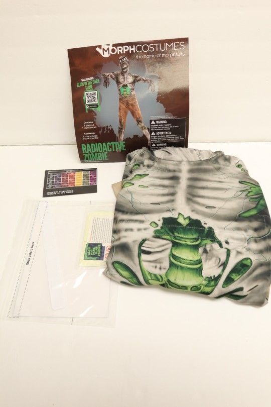 Radioactive Zombie Glownin The Dark New Halloween Costume For Sale