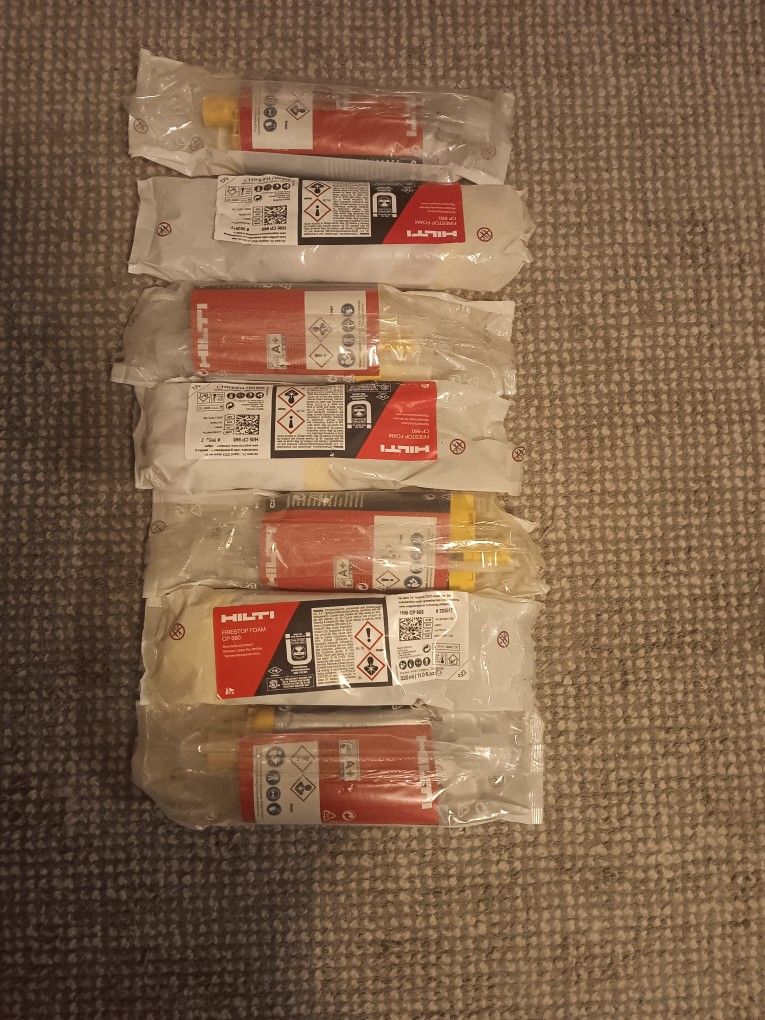  Hilti Firestop Foam (CFS-F FX or CP 660) 