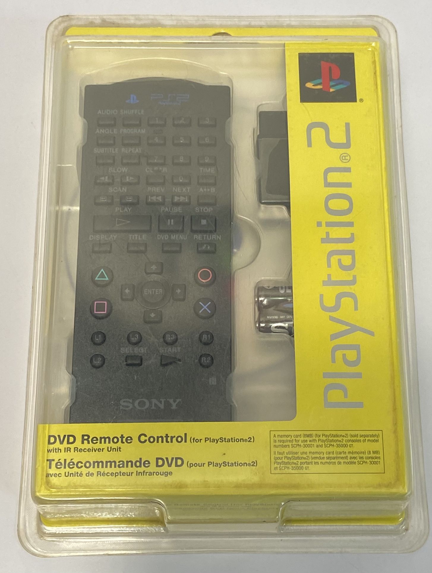 Sony Playstation 2 DVD Remote SCPH-10171( BRAND NEW) (#612)