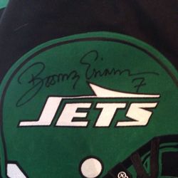 NFL jets leather and suave jacket