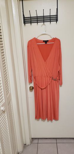 Size 22/24-Tangerine Dress
