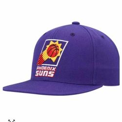 New Men's Purple Phoenix Suns Hardwood Classics MVP Team Ground 2.0 Fitted Hat, 7 1/4