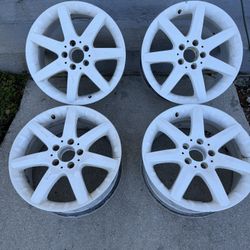 Mercedes-Benz Rims Only White 17 Inch