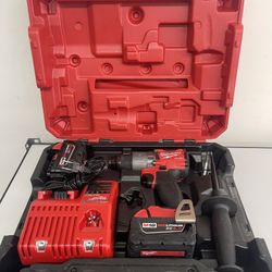 Milwaukee Cat . No. 2803-20 Drill Driver W Two Battery And Charger In Original Milwaukee Case.