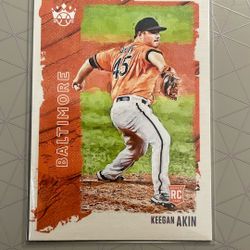 2021 Panini Diamond Kings Keegan Akin #35 Rookie Orioles