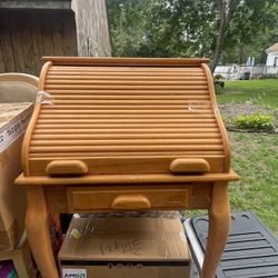 Secretary Desk With A Role Down Cover