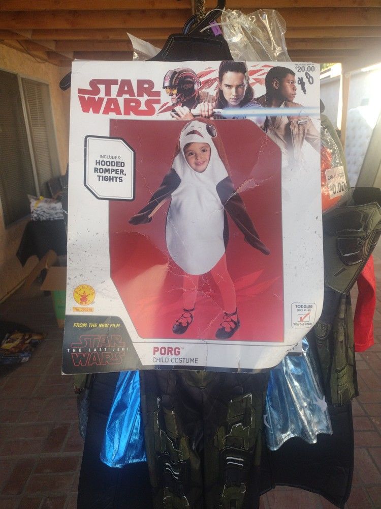 Porg Child Costume Toddler 2t-3t