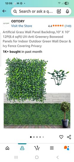 10x10 Artificial Greenery (156ct)