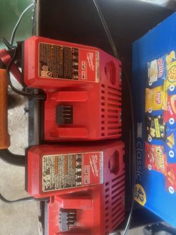 2 Milwaukee Battery Chargers