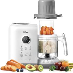 Bear Baby Food Maker 18.5oz Dual Layer Steam Baskets OneStep Baby Food Processor Steamer Puree NEW CONDITION 