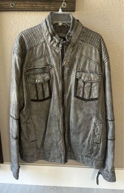 Men’s Faux Leather Jacket