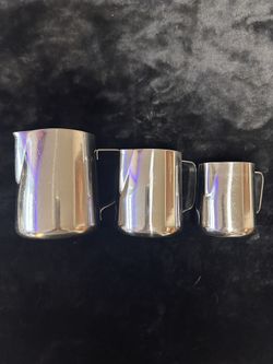 🥛 Update Frothing Pitchers (Set of 3 Sizes) $45 Value