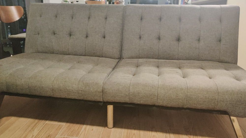 Gray Convertible Futon