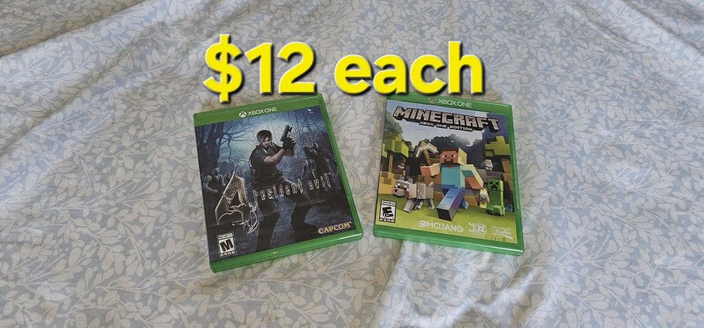 Xbox One Games $12 Each 