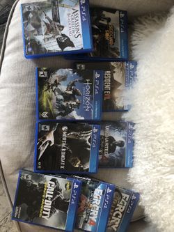 PS4 games- SOLD INDIVIDUALLY