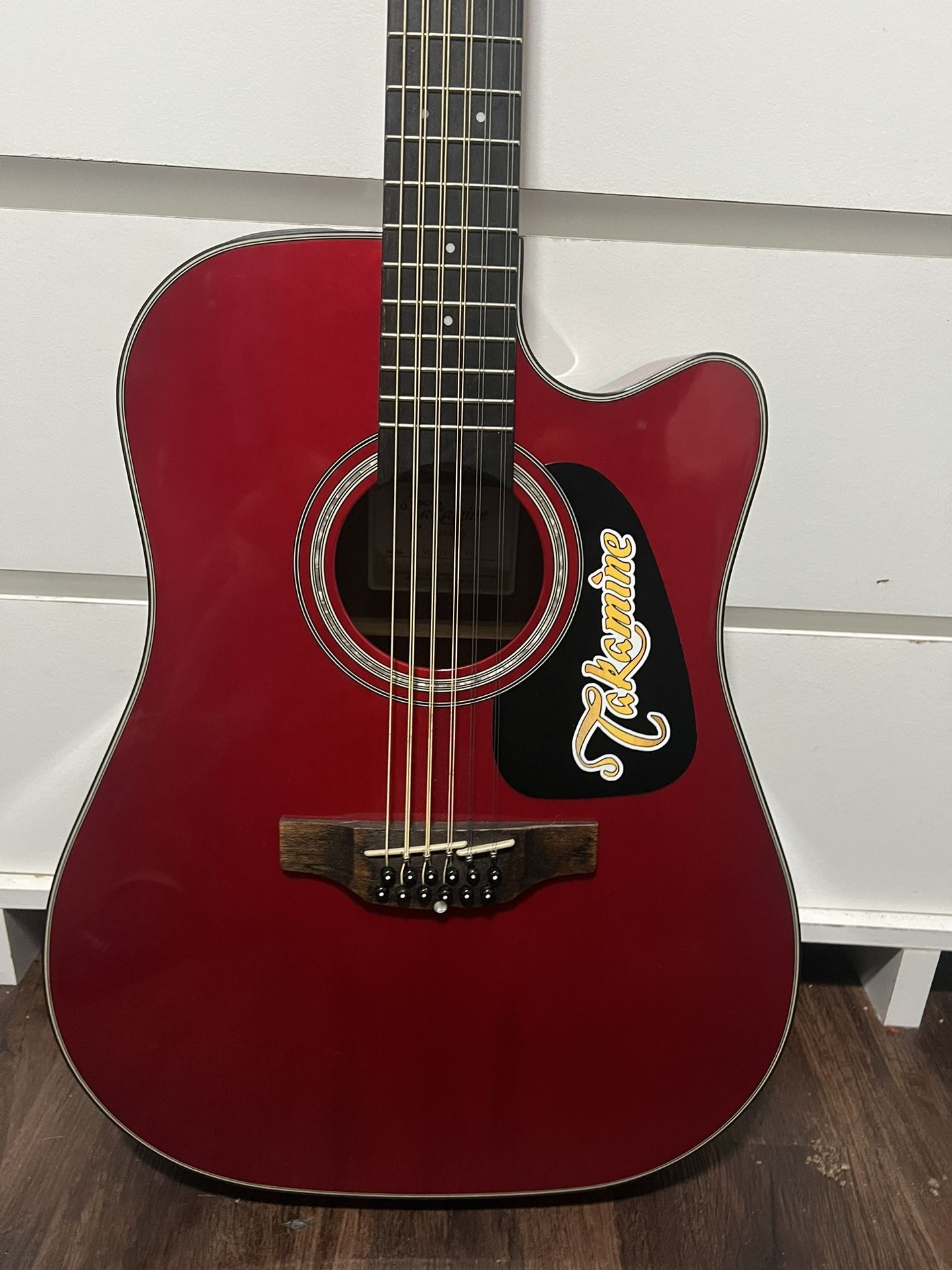 Gd30 Takamine 12 String Guitar With Bridge Doctor