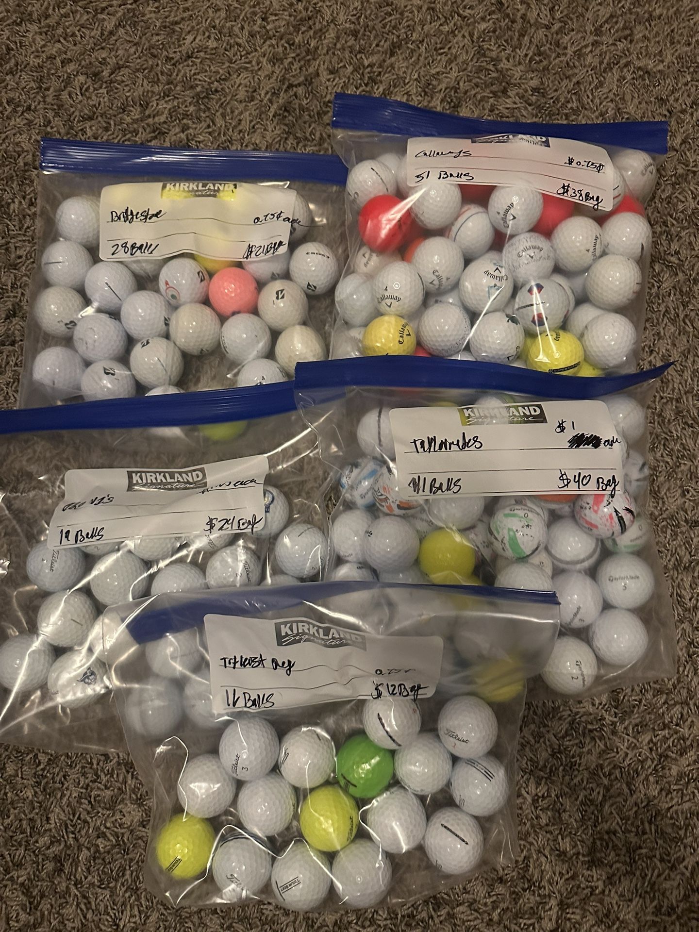 Golf balls