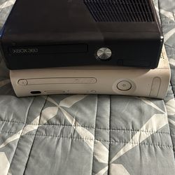 Xbox 360 Console Bundle — Both Tested & Working