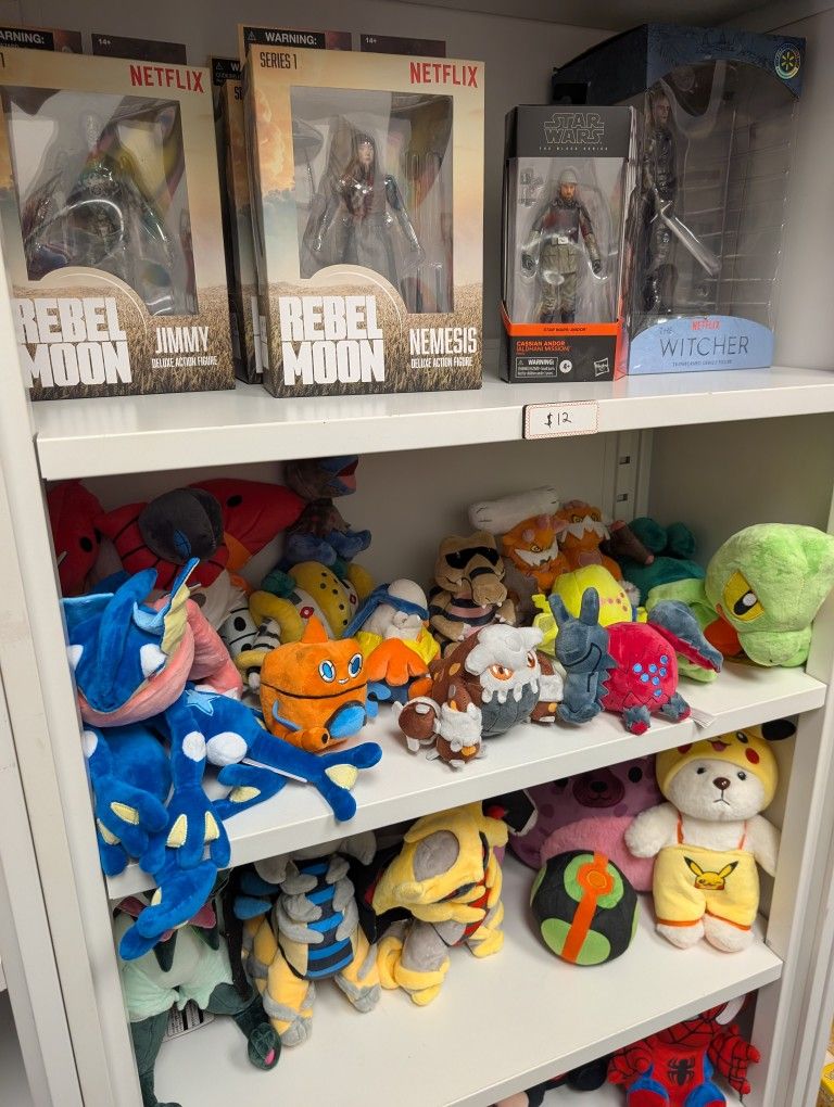 Pokémon Plushies And More