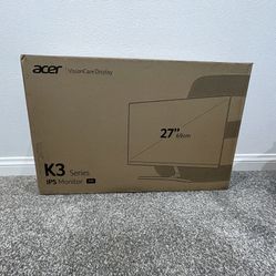 Acer 27” Computer Monitor 