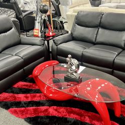 End Of Year Deal😱Beautiful Two Piece Reclining Sofa+Love Seat For $999 W/ Free RUG And CoffeTable💥