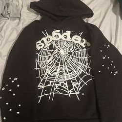 Black Sp5der  hoodie authentic