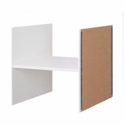 IKEA KALLAX Insert with 1 Shelf, White 13x13" (2 Sets)