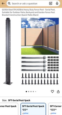 Fence Post - Serial Post 5ft