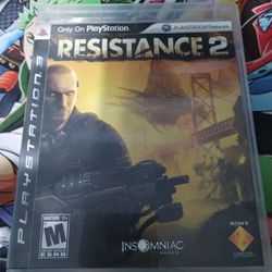 Resistance 2 PlayStation 3/PS3 (Read Description)